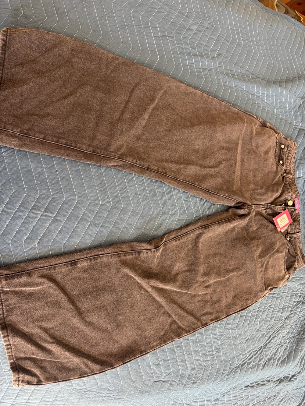 Edikted Black Washed Wide-Leg Jeans